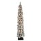 CC Christmas Decor Pre-lit Pencil Artificial Flocked Alpine Christmas Tree - 5’ - Clear Lights